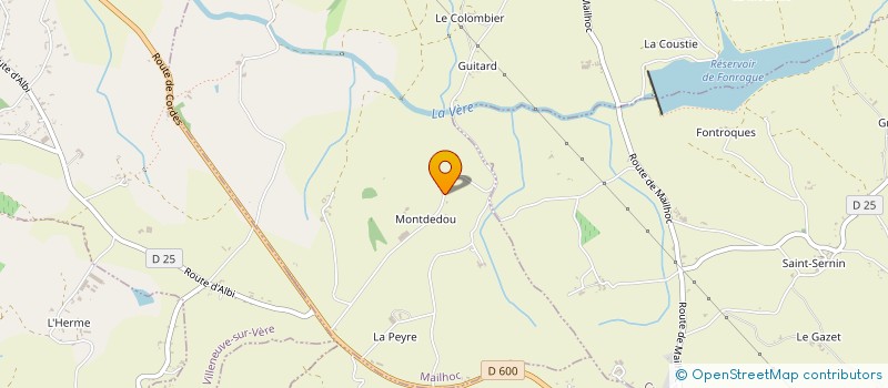 localisation de l'entreprise SARL MONTDEDOU à MAILHOC