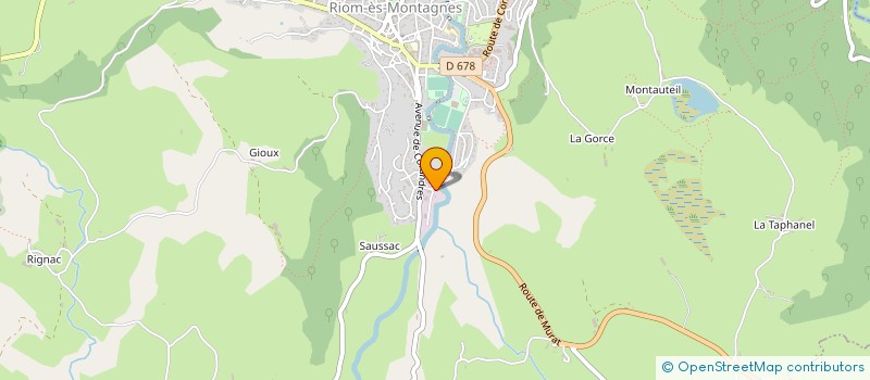 localisation de l'entreprise SARL MONTEIL SERRE à RIOM-ES-MONTAGNES