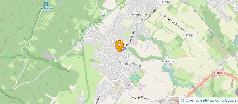 localisation de l'entreprise SARL MONTEIRO  THOIRY