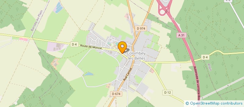 localisation de l'entreprise SARL MONTEL  BARISEY-AU-PLAIN