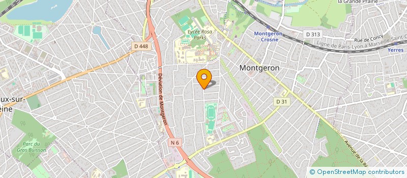 localisation de l'entreprise SARL MONTGOLFIERE à MONTGERON
