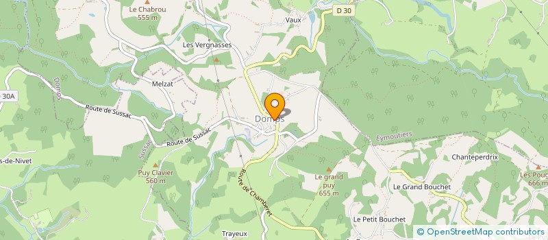 localisation de l'entreprise SARL MONTHEIL à DOMPS