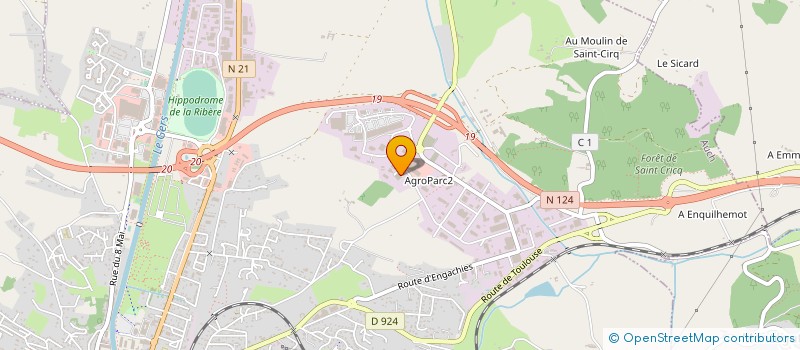 localisation de l'entreprise SARL MONTIES BATIMENT à AUCH