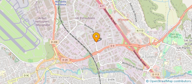 localisation de l'entreprise SARL MONTIS  VITROLLES