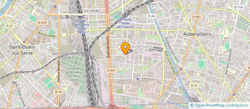 localisation de l'entreprise SARL MONTJOIE LENDIT à SAINT-DENIS
