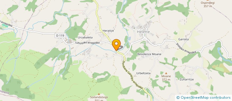 localisation de l'entreprise SARL MONTOLIEU  HELETTE