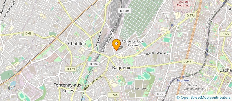 localisation de l'entreprise SARL MONTROUGE AMBULANCES à BAGNEUX