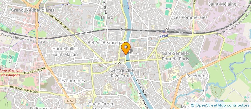 localisation de l'entreprise SARL MONZA à LAVAL