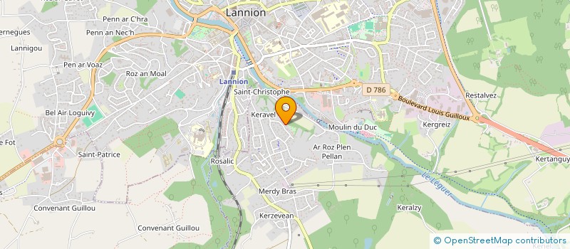 localisation de l'entreprise SARL MOP  PLOUBEZRE