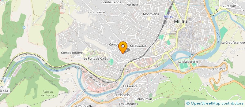 localisation de l'entreprise SARL MORA EAU &ENVIRONNEMENT à MILLAU
