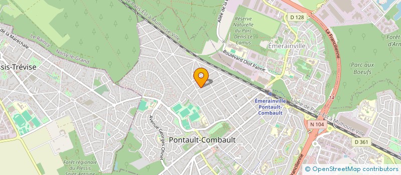 localisation de l'entreprise SARL MORAIS CRUZ à PONTAULT-COMBAULT