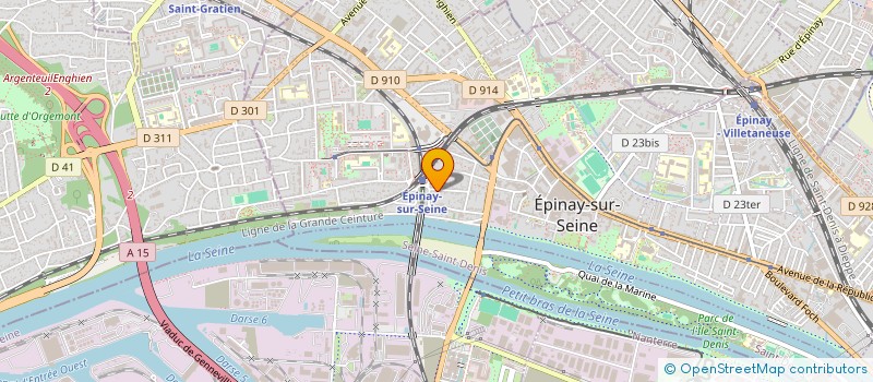 localisation de l'entreprise SARL MORANDEAU-LUDET à EPINAY-SUR-SEINE