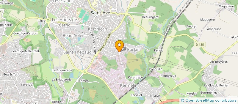 localisation de l'entreprise SARL MORBIHAN FACADE  SAINT-AVE