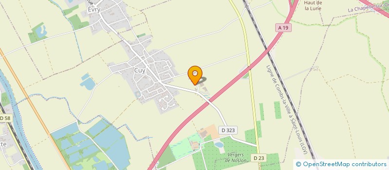 localisation de l'entreprise SARL MORDELET  CUY