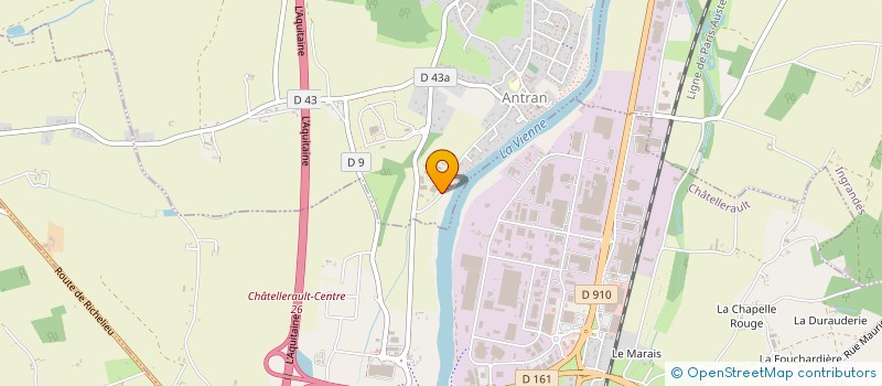 localisation de l'entreprise SARL MORDEX  ANTRAN