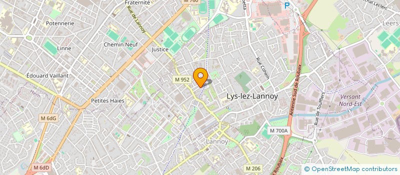 localisation de l'entreprise SARL MOREIRA SOL  LYS-LEZ-LANNOY