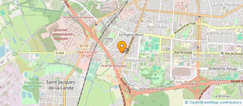 localisation de l'entreprise SARL MOREL à RENNES