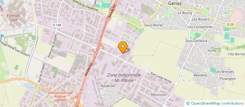 localisation de l'entreprise SARL MORENO  GENAS