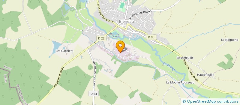 localisation de l'entreprise SARL MORENO  BLENEAU