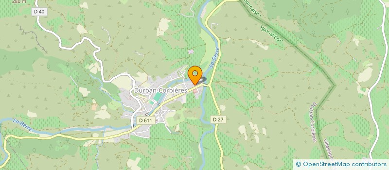 localisation de l'entreprise SARL MORENO ET FILS  DURBAN-CORBIERES