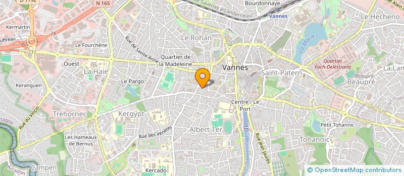 localisation de l'entreprise SARL MORETS à VANNES