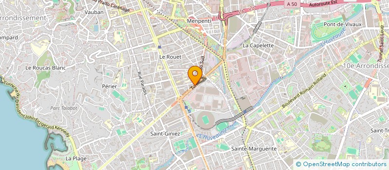localisation de l'entreprise SARL MORETTI à MARSEILLE