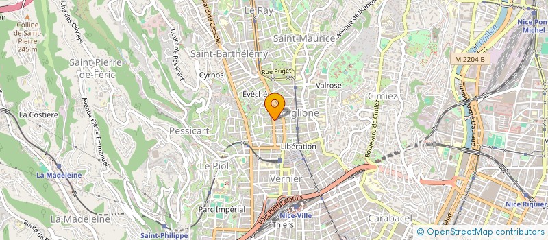 localisation de l'entreprise SARL MORETTI à NICE