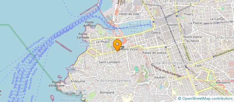 localisation de l'entreprise SARL MORETTI à MARSEILLE