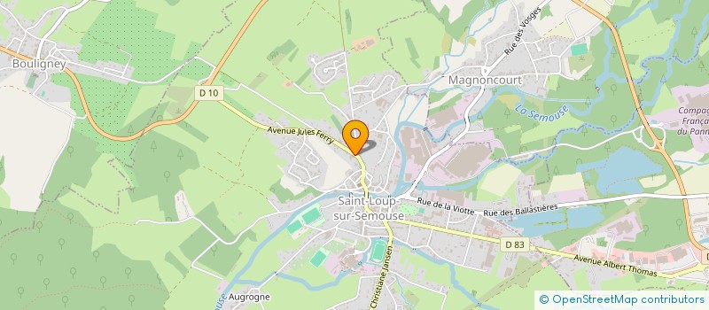 localisation de l'entreprise SARL MORGADINHO  SAINT-LOUP-SUR-SEMOUSE