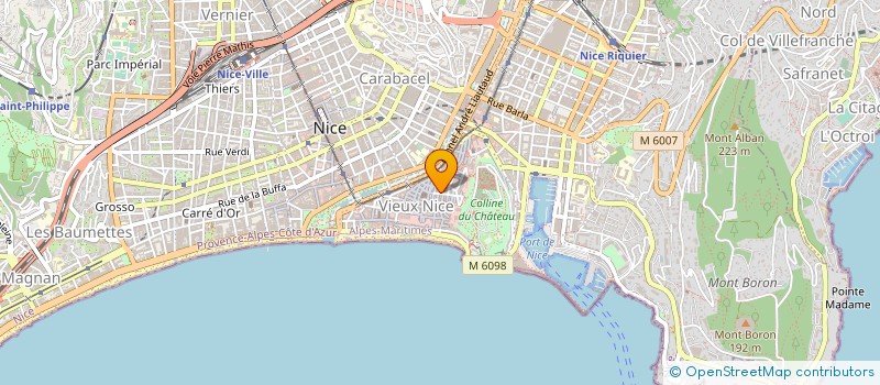 localisation de l'entreprise SARL MORGAN à NICE