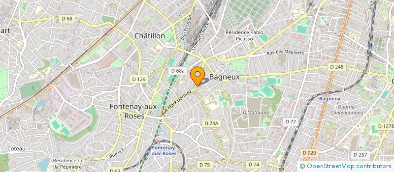 localisation de l'entreprise SARL MORGANE à BAGNEUX