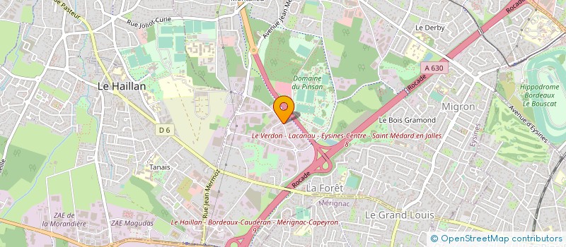 localisation de l'entreprise SARL MORICEAU NORBERT à EYSINES