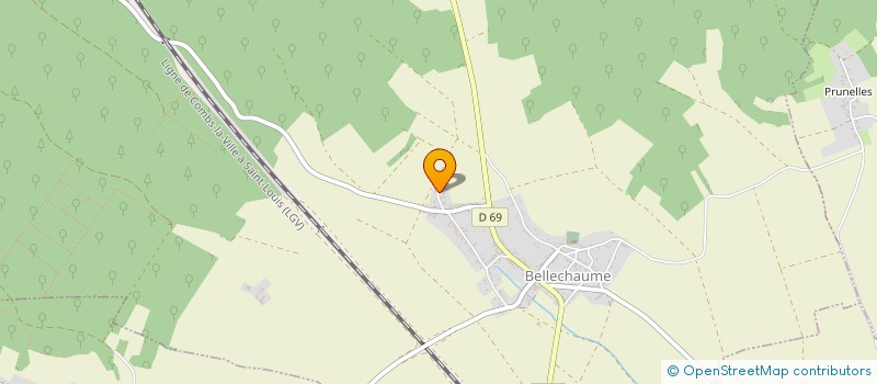 localisation de l'entreprise SARL MORIN à BELLECHAUME