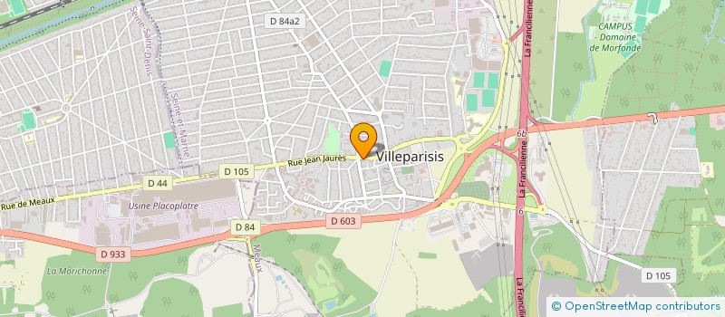 localisation de l'entreprise SARL MORIN  VILLEPARISIS