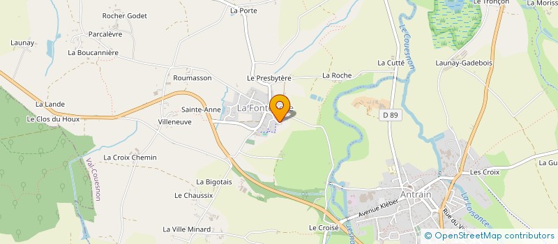 localisation de l'entreprise SARL MORIN  VAL-COUESNON