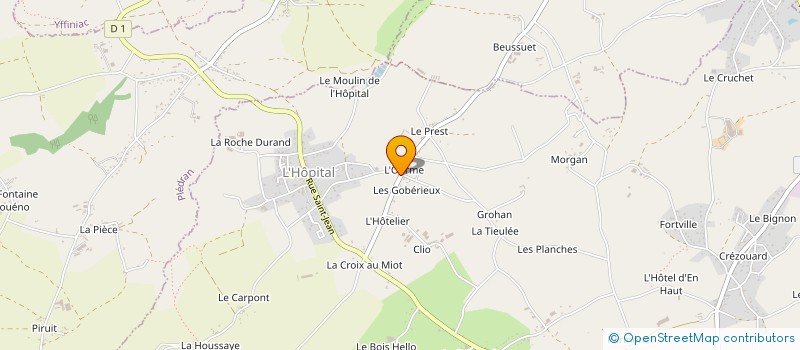 localisation de l'entreprise SARL MORIN  QUESSOY