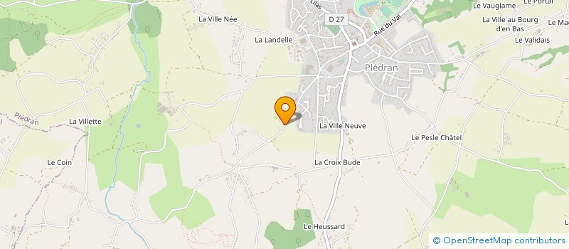 localisation de l'entreprise SARL MORIN BARREAU à PLEDRAN