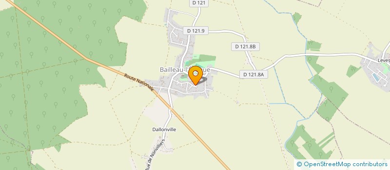 localisation de l'entreprise SARL MORIN ET FILS à BAILLEAU-L'EVEQUE