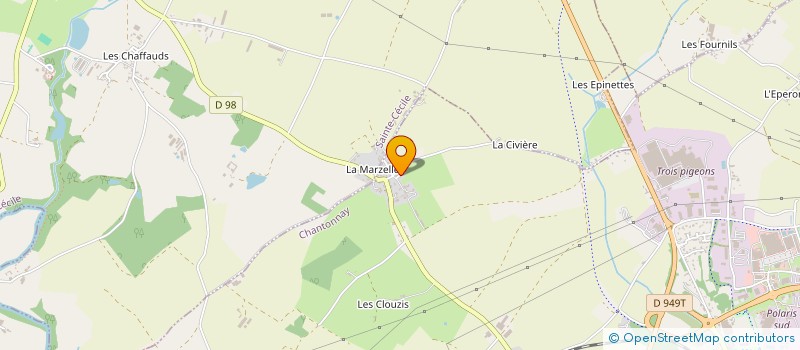 localisation de l'entreprise SARL MORIN MACHINES OUTILS à CHANTONNAY