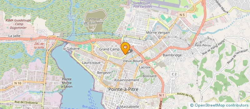 localisation de l'entreprise SARL MORINGA  LES ABYMES