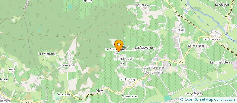 localisation de l'entreprise SARL MORION à QUINCIE-EN-BEAUJOLAIS