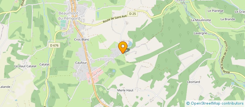 localisation de l'entreprise SARL MORON CONSTRUCTIONS à BEAUMONTOIS EN PERIGORD