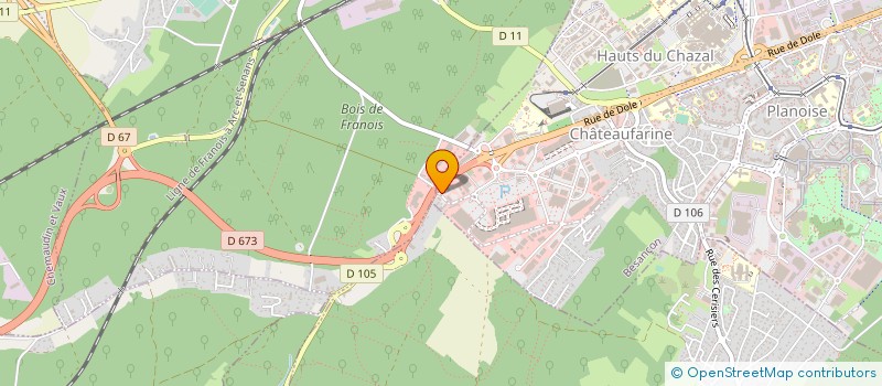 localisation de l'entreprise SARL MORSHEDIAN  BESANCON