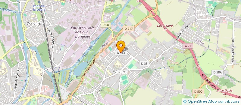 localisation de l'entreprise SARL MORTELETTE JEAN MARC  WAZIERS