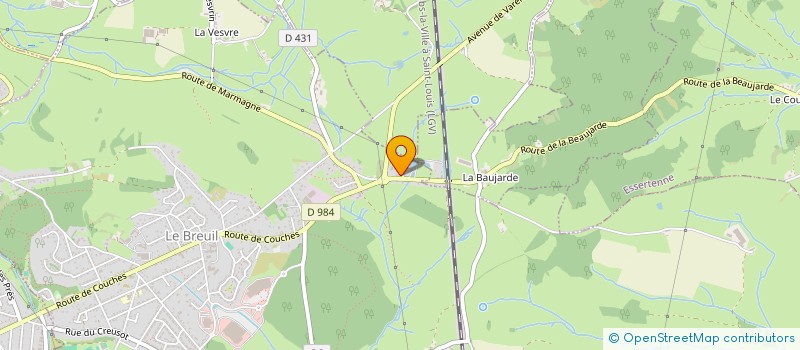 localisation de l'entreprise SARL MORYSON à BREUIL (LE)