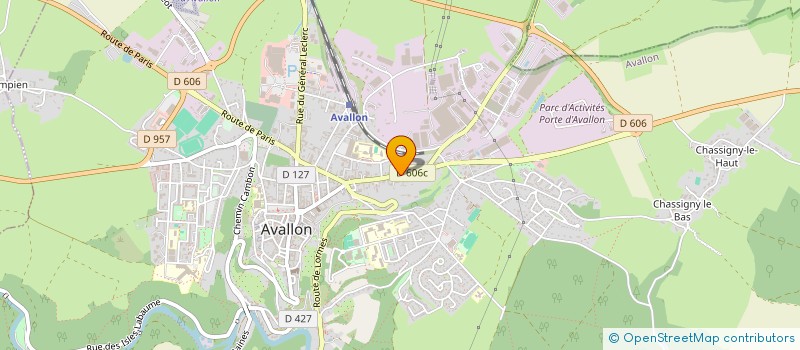 localisation de l'entreprise SARL MOTO SHOP 89 à AVALLON