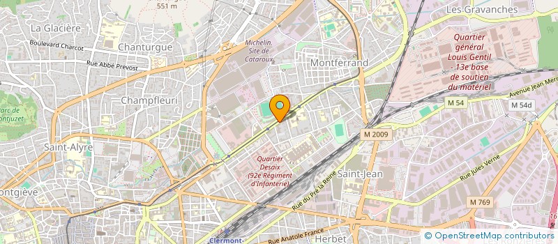 localisation de l'entreprise SARL MOTOCASION  CLERMONT-FERRAND