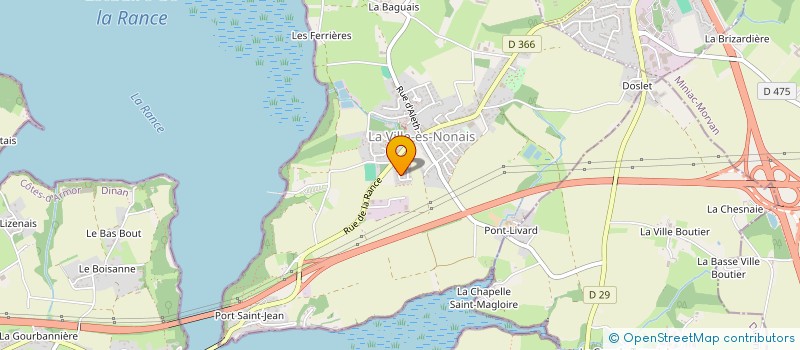 localisation de l'entreprise SARL MOUBECHE TP  LA VILLE-ES-NONAIS