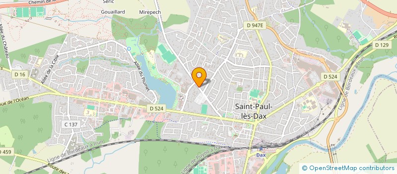 localisation de l'entreprise SARL MOUCHA  SAINT-PAUL-LES-DAX