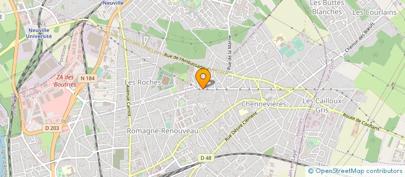 localisation de l'entreprise SARL MOUGEOT AUTOMOBILES à CONFLANS-SAINTE-HONORINE